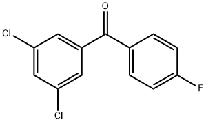 3,5-DICHLORO-4'-FLUOROBENZOPHENONE,197439-66-0,结构式