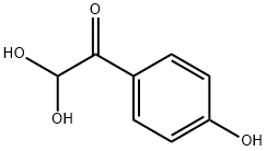 4-HYDROXYPHENYLGLYOXAL HYDRATE Structure
