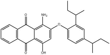 1-Amino-2-(2,4-di-sec-butylphenoxy)-4-hydroxyanthraquinone,19756-52-6,结构式