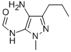 4-AMINO-1-METHYL-3-PROPYLPYRAZOLE-5-FORMYLAMINE 结构式