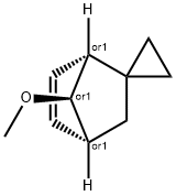 Spiro[bicyclo[2.2.1]hept-5-ene-2,1-cyclopropane], 7-methoxy-, (1alpha,4alpha,7R*)- (9CI) 化学構造式