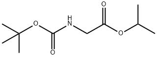 N-(叔丁氧基羰基)甘氨酸异丙酯, 197579-95-6, 结构式