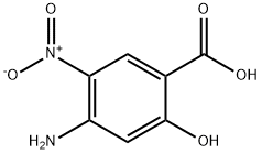 Benzoic acid, 4-amino-2-hydroxy-5-nitro- (9CI) Structure