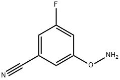 Benzonitrile, 3-(aminooxy)-5-fluoro- (9CI) Struktur