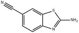2-氨基-6-氰基苯并噻唑,19759-66-1,结构式