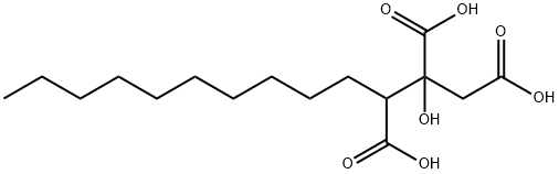 2-hydroxytridecane-1,2,3-tricarboxylic acid,19763-41-8,结构式