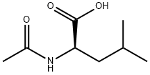 N-乙酰基-D-亮氨酸, 19764-30-8, 结构式
