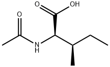 乙酰-D-异亮氨酸 结构式