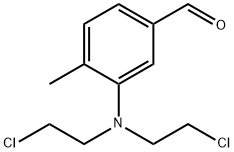 3-[ビス(2-クロロエチル)アミノ]-4-メチルベンズアルデヒド 化学構造式