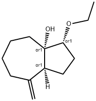 3a(1H)-Azulenol,3-ethoxyoctahydro-8-methylene-,(3alpha,3aalpha,8aalpha)-(9CI) Structure