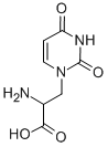 2-AMINO-3-(2,4-DIOXO-3,4-DIHYDRO-2H-PYRIMIDIN-1-YL)-PROPIONIC ACID Struktur