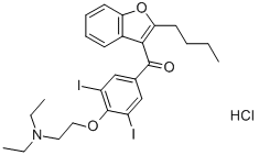 胺碘酮盐酸盐的结构式