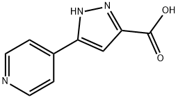 5-(4-嘧啶)-1H-吡唑-3-羧酸 1HCL 0.7H2O, 197775-45-4, 结构式
