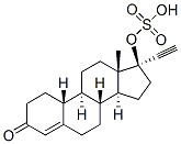 Norethindrone Sulfate 结构式