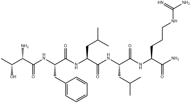 H-THR-PHE-LEU-LEU-ARG-NH2, 197794-83-5, 结构式