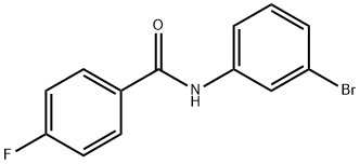 N-(3-溴苯基)-4-氟苯甲酰胺,1978-81-0,结构式