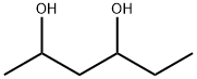 ヘキサン-2,4-ジオール 化学構造式