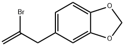 2-BROMO-3-[3,4-(METHYLENEDIOXY)PHENYL]-1-PROPENE Struktur