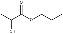 2-巯基丙酸丙酯,19788-50-2,结构式