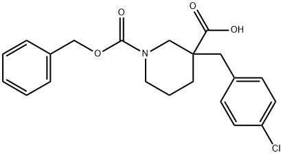 1-CBZ-3-[(4-클로로페닐)메틸]-3-피페리딘카르복실산