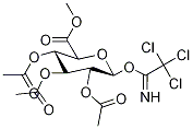 2,3,4-Tri-O-acetyl-β-D-glucuronic Acid Methyl Ester, Trichloroacetimidate 化学構造式