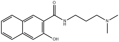 N-[3-(dimethylamino)propyl]-3-hydroxynaphthalene-2-carboxamide Structure