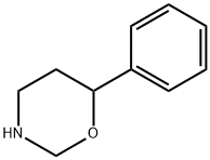 テトラヒドロ-6-フェニル-2H-1,3-オキサジン 化学構造式