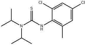 N'-(2,4-Dichloro-6-methylphenyl)-N,N-diisopropylthiourea Structure