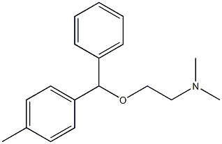 2-[(p-methyl-alpha-phenylbenzyl)oxy]ethyl(dimethyl)amine 