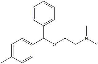 对-甲基苯海拉明, 19804-27-4, 结构式