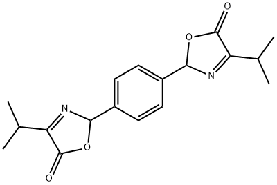 5(2H)-Oxazolone,  2,2-(1,4-phenylene)bis[4-(1-methylethyl)- Structure