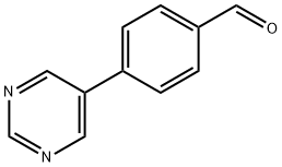 4-(PYRIMIDIN-5-YL)BENZALDEHYDE Struktur