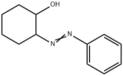2-フェニルアゾシクロヘキサノール 化学構造式