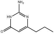 2-amino-6-propylpyrimidin-4-ol Struktur