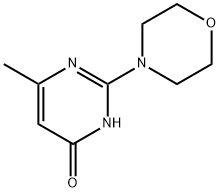6-Methyl-2-(4-morpholinyl)-4(1H)-pyrimidinone Struktur