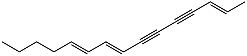 (2E,8E,10E)-2,8,10-Pentadecatriene-4,6-diyne,19812-23-8,结构式