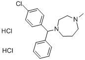 ホモクロルシクリジン塩酸塩 化学構造式