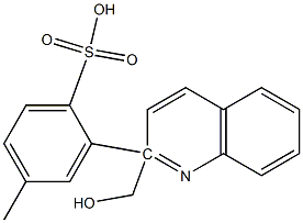 喹啉-2-基甲基4-甲基苯磺酸盐 结构式