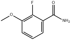 2-氟-3-甲氧基苯甲酰胺,198204-64-7,结构式