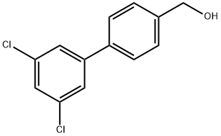 (3',5'-DICHLOROBIPHENYL-4-YL)-METHANOL,198205-91-3,结构式