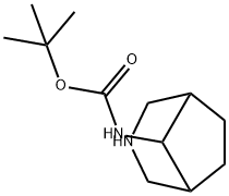 8-(BOC-氨基)-3-氮杂双环[3.2.1]辛烷 结构式