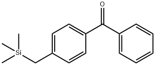 PHENYL-(4-TRIMETHYLSILANYLMETHYL-PHENYL)-METHANONE 化学構造式