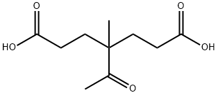 4-ACETYL-4-METHYLHEPTANEDIOIC ACID Struktur