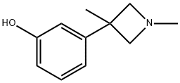 m-(1,3-Dimethyl-3-azetidinyl)phenol Structure