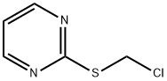 2-((Chloromethyl)thio)pyrimidine,19834-93-6,结构式