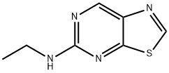 5-(Ethylamino)thiazolo[5,4-d]pyrimidine Struktur