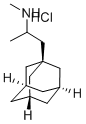 1-(2-Methylaminopropyl)adamantane hydrochloride Struktur