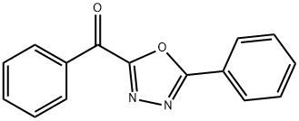 2-Phenyl-5-benzoyl-1,3,4-oxadiazole Struktur