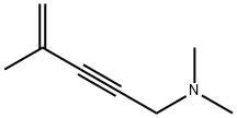 N,N,4-トリメチル-4-ペンテン-2-イン-1-アミン 化学構造式