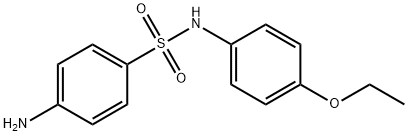 4-アミノ-N-(4-エトキシフェニル)ベンゼンスルホンアミド 化学構造式